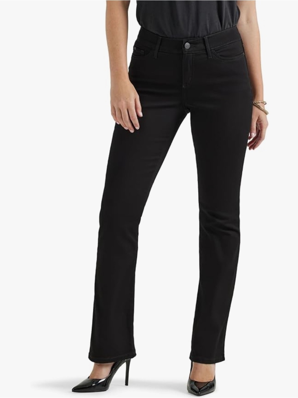 Lee Black Women’s Boot-Cut Jeans